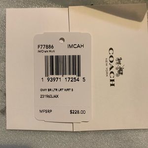 Coach Large Wristlet